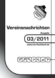 Ausgabe 03/2011 - TSV Fischbach