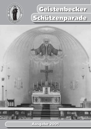 Ausgabe 01.qxd - St. Josef Schützenbruderschaft Geistenbeck eV