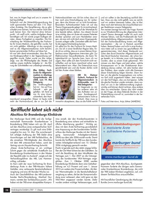 Brandenburgisches Ärzteblatt 06/2007 - qs- nrw