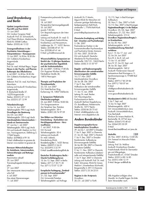 Brandenburgisches Ärzteblatt 06/2007 - qs- nrw