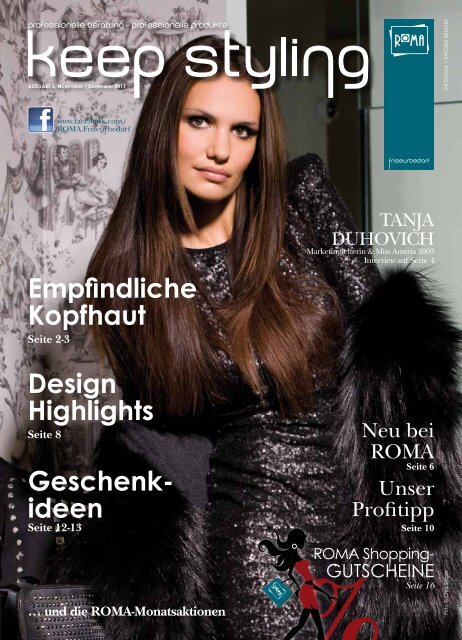 Geschenk- ideen Design Highlights ... - ROMA Friseurbedarf