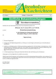 Altenholzer Nachrichten, Freitag, 11. Januar 2013 - bei der ...