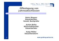 Steuerberatung - Grebing, Wagner, Boller & Partner