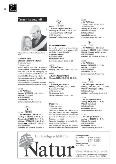 Gesamtkatalog - Volkshochschule Mühldorf a. Inn