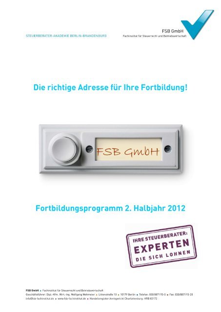 FSB GmbH - Steuerberaterverband Berlin-Brandenburg