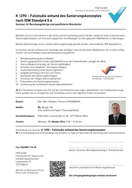 FSB GmbH - Steuerberaterverband Berlin-Brandenburg