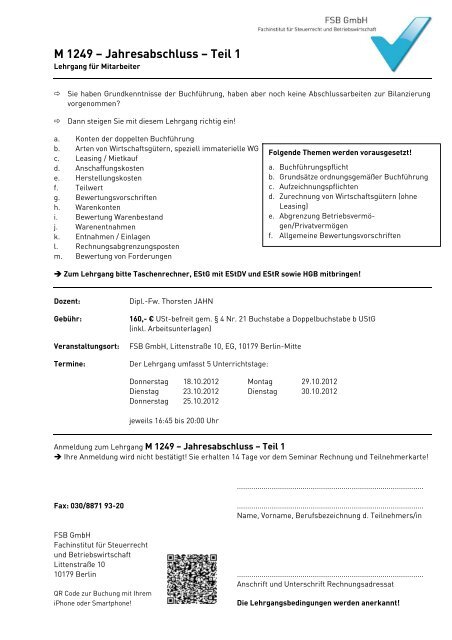 FSB GmbH - Steuerberaterverband Berlin-Brandenburg