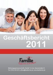 Geschäftsbericht 2011 downloaden - Familie in Linz