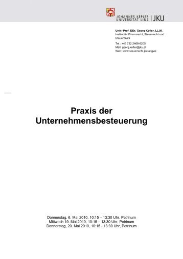 Festschrift Ruppe Teil 1_KORR2 - Institut für Finanzrecht ...