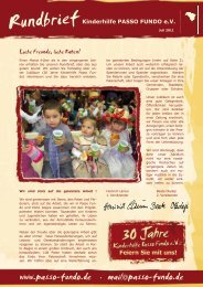 Juli 2011 - Kinderhilfe Passo Fundo eV