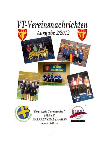 VT-Vereinsnachrichten 2-2012 - VT Frankenthal
