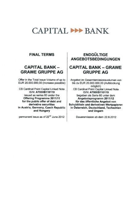 AT000B110119 - Capital Bank