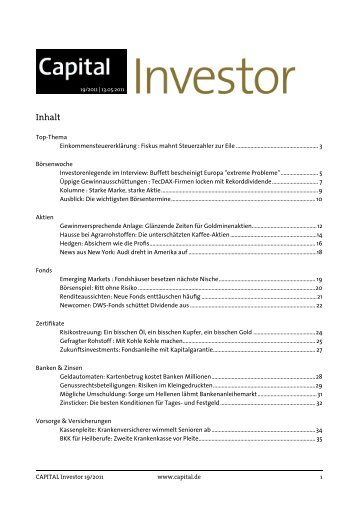CAPITAL Investor 19/2011
