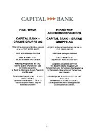 WMP Multi Manager-Zertifikat (AT000B110101) - Capital Bank