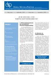 dmp Newsletter 09 - Derra, Meyer & Partner Rechtsanwälte