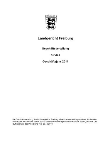 Landgericht Freiburg