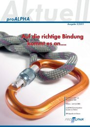 Ausgabe 2 2011 - proALPHA