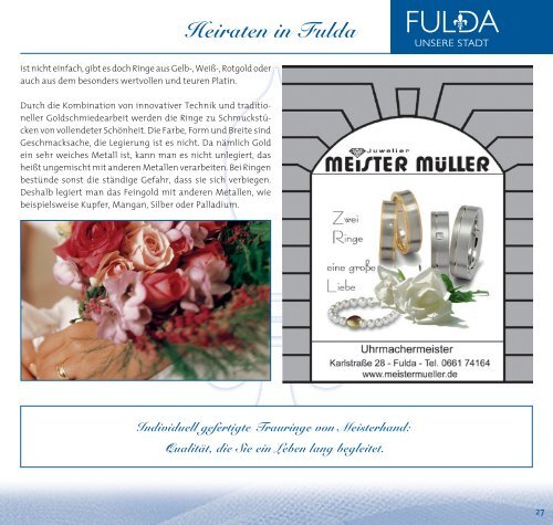 Heiraten in Fulda