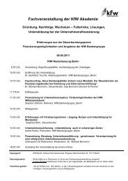 Fachveranstaltung der KfW Akademie - Steuerberaterverband Berlin ...