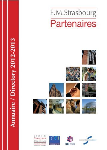 Annuaire / Directory 2012-2013 - Ecole de Management Strasbourg