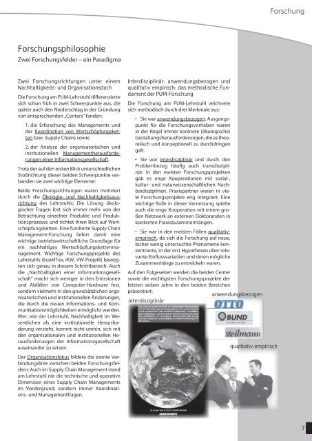 PUM - Produktion und Umwelt - Carl von Ossietzky Universität ...