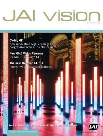 New GigE Vision Cameras - JAI Pulnix