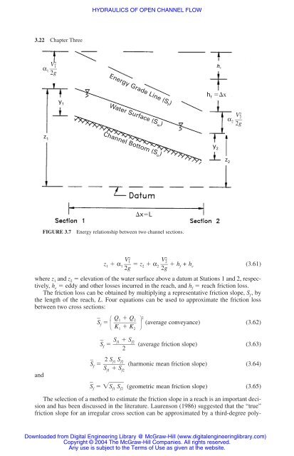 chapter 3 hydraulics of open channel flow