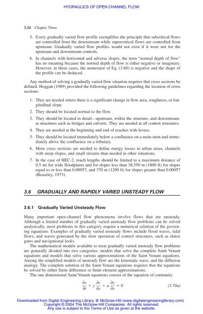 chapter 3 hydraulics of open channel flow