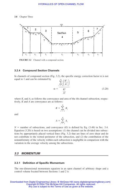 chapter 3 hydraulics of open channel flow