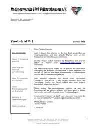 Vereinsbrief Nr.2 - RSV Volkertshausen