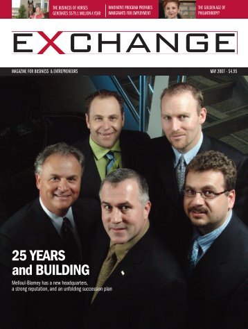 25 YEARS and BUILDING - Exchange Magazine