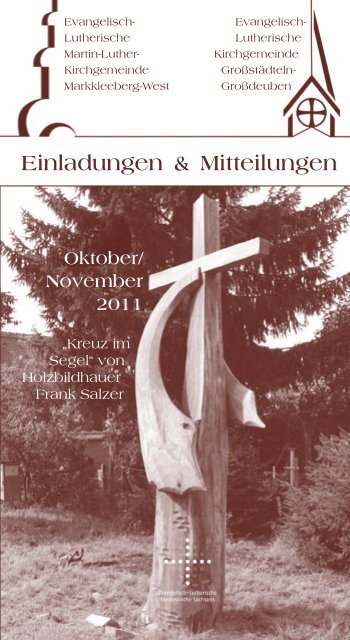 Oktober/November 201 - Martin-Luther-Kirchgemeinde Markkleeberg