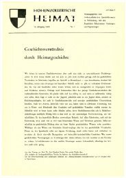 Ausgabe 1968 - Hohenzollerischer Geschichtsverein eV