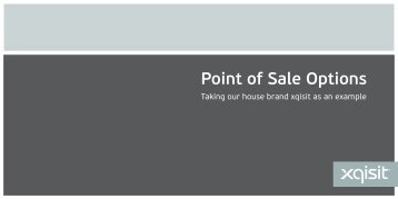 Point of Sale Options - STRAX