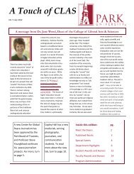 CLAS Newsletter- July 2012 - Park University