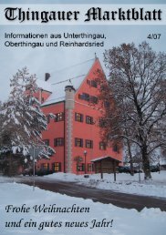 Ausgabe 04/2007 - Markt Unterthingau