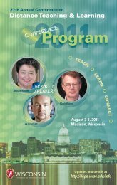 Download Conference Program - University of Wisconsin-Extension