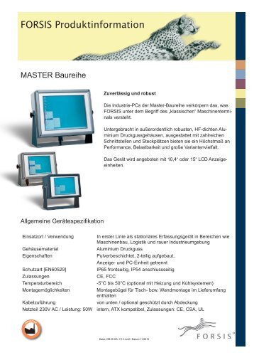 db-d-ma-1112 01 db master - Forsis