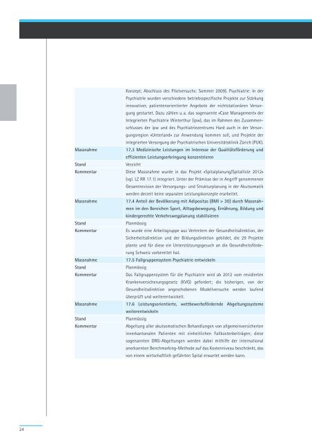 Geschäftsbericht und Rechnung 2008 - Regierungsrat - Kanton Zürich