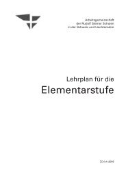 Lehrplan Elementarstufe - Liechtensteinische Waldorfschule