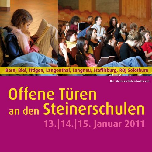 Offene Türen an den Steinerschulen - Rudolf Steiner Schule Berner ...