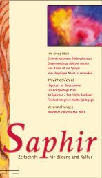 Donwload der Saphir (ca. 0,8 MByte) - Freie Waldorfschule Bergisch ...