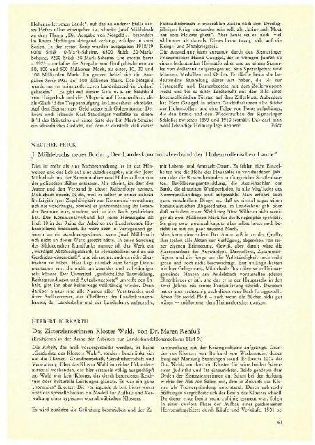 Ausgabe 1972 - Hohenzollerischer Geschichtsverein