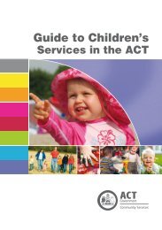 Download Guide to Children's Services in the ACT - Dhcs Act Gov ...