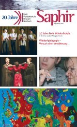 Download der Saphir - Freie Waldorfschule Bergisch Gladbach