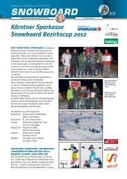 FUSSBALL SNOWBOARD - Schulsport Kärnten