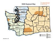 DSHS Regional Map