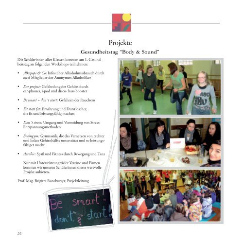 Jahresbericht 2010/11 - Fachschule für wirtschaftliche Berufe der ...