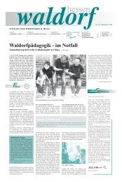 Waldorfpädagogik - im Notfall - Freie Waldorfschulen in Hessen ...