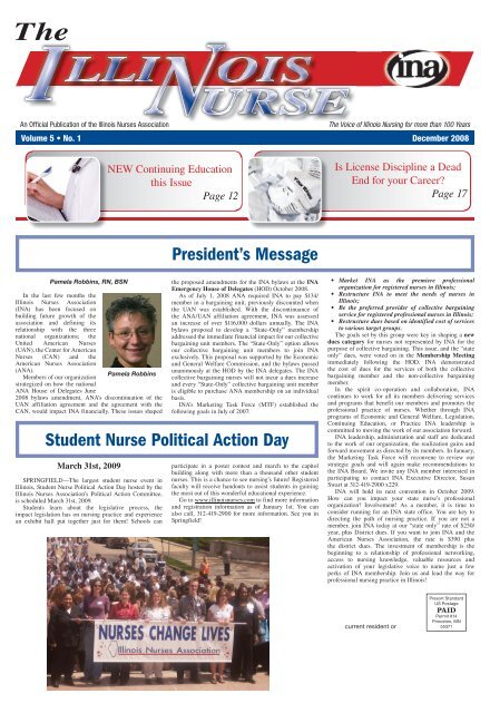 President's Message student Nurse Political ... - nursingALD.com
